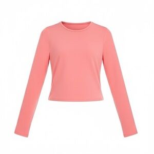 Beyond Yoga Women's Heather Protect Me Sun Shirt - Pink Crush Heather Rib